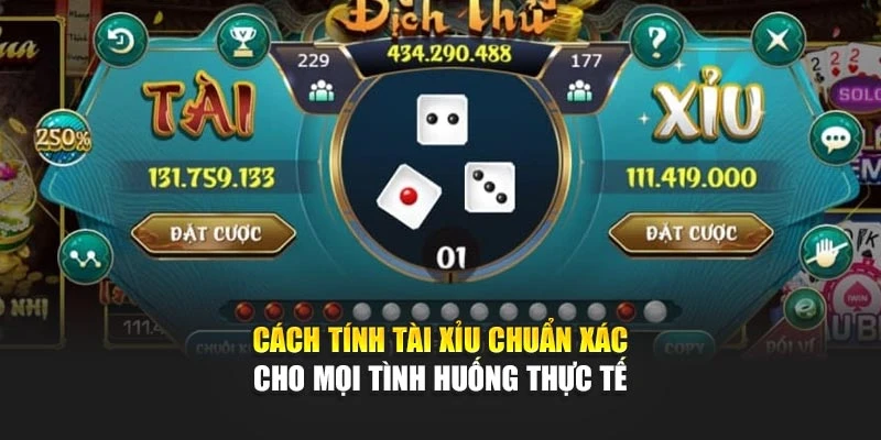cách tính tài xỉu tại nhà cái uy tín